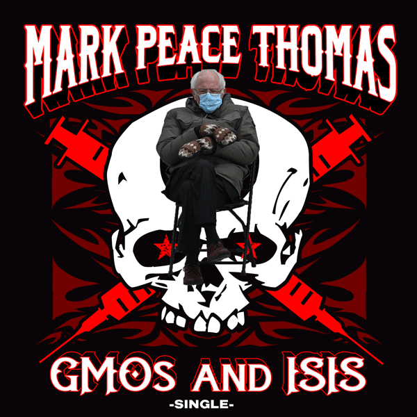 GMOs and ISIS - Bernie Meme Joke Cover
